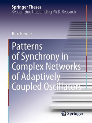 cover image of Patterns of Synchrony in Complex Networks of Adaptively Coupled Oscillators
